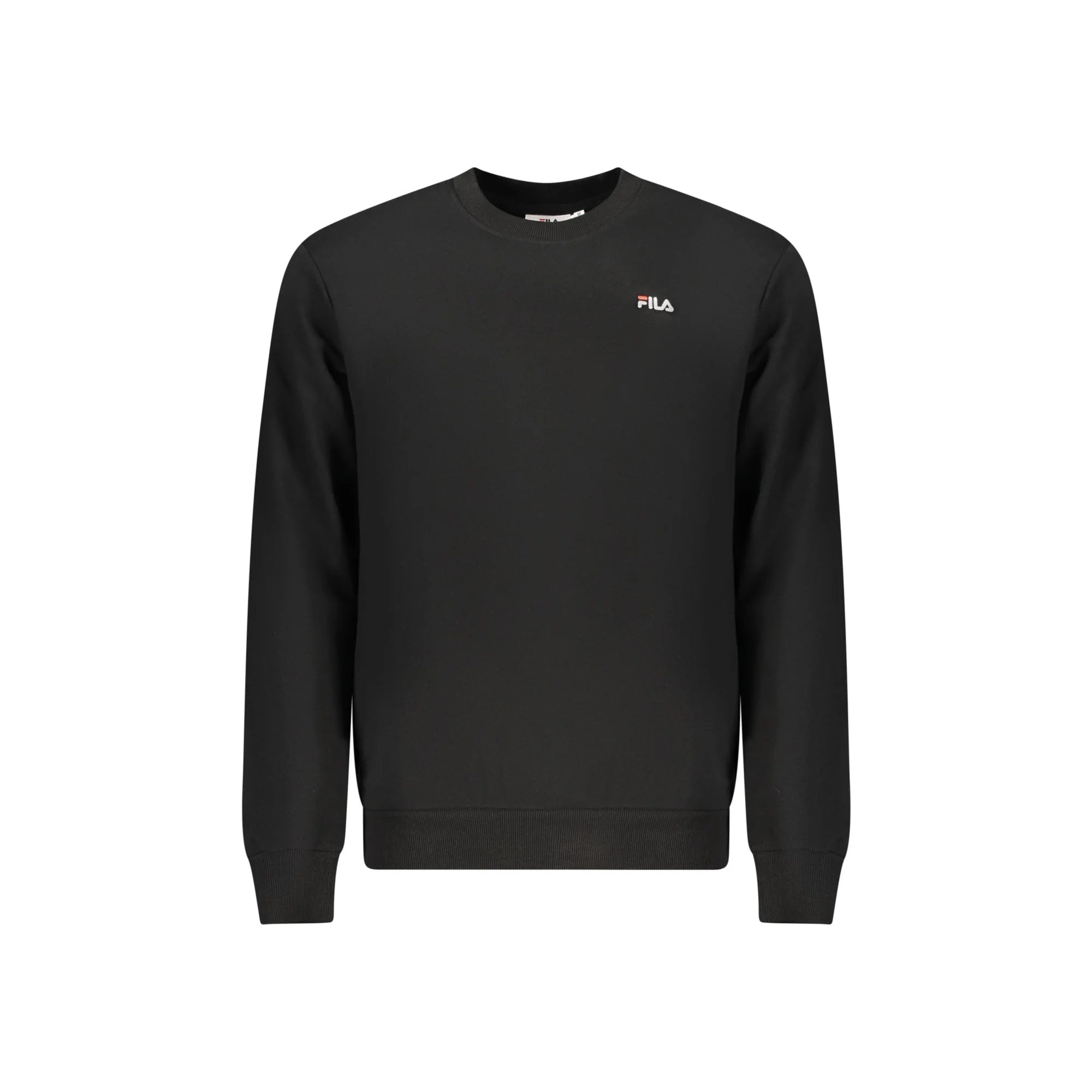 Fila Felpa Maniche Lunghe Uomo Nera Ricamo Logo Felpe Nero - foto prodotto